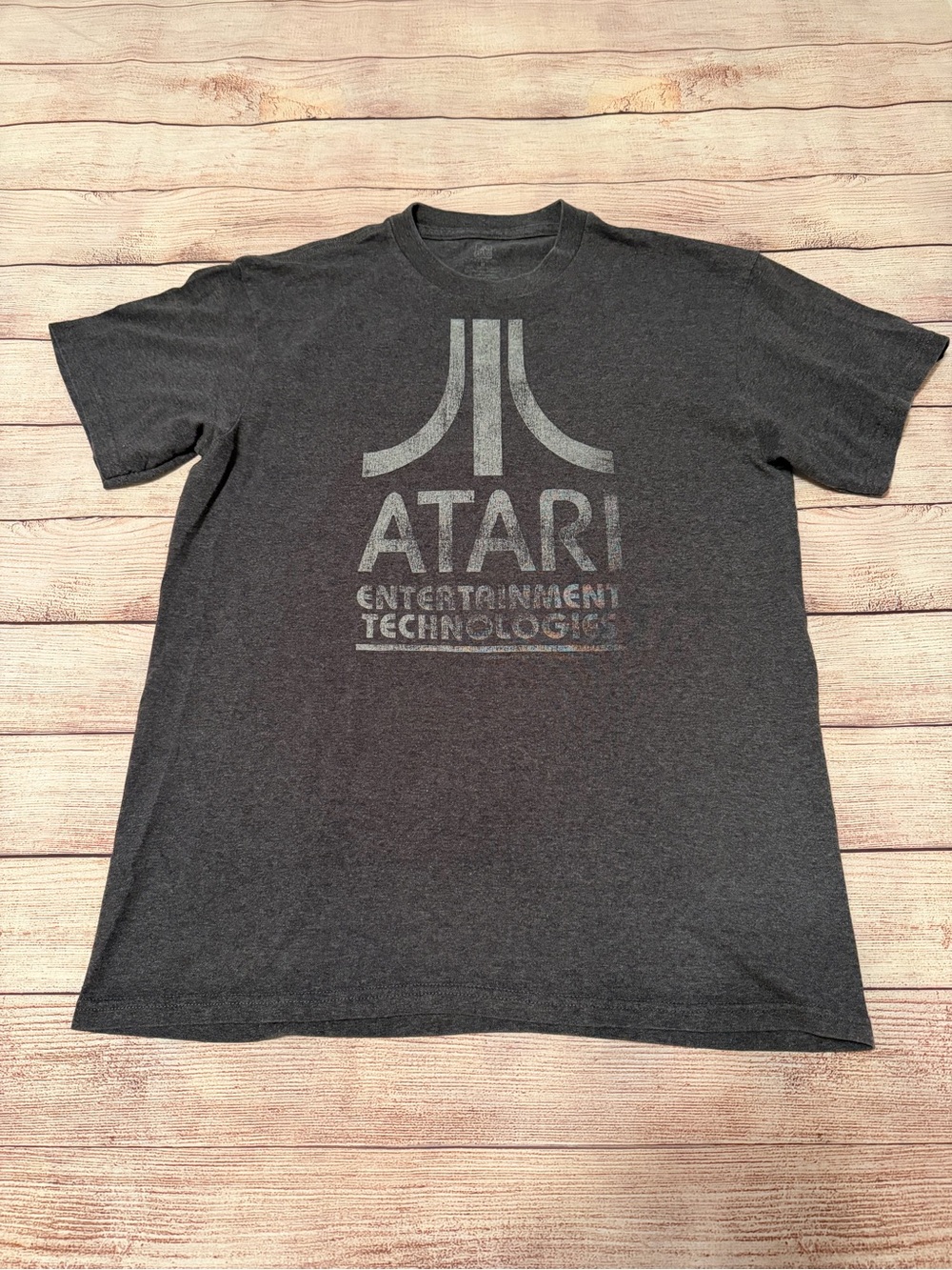 Lot of 2 Mens Medium Gray T-Shirts: Atari and Rocky - Picture 3 of 6